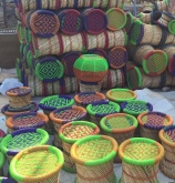 Handmade cane stools Shilpgram Udaipur